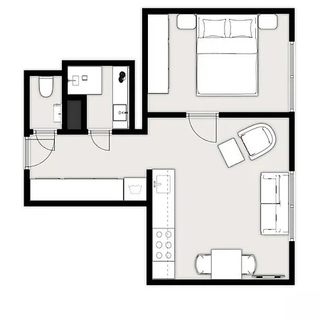 Apartament Eclipse Metro Wierzbno Mokotow